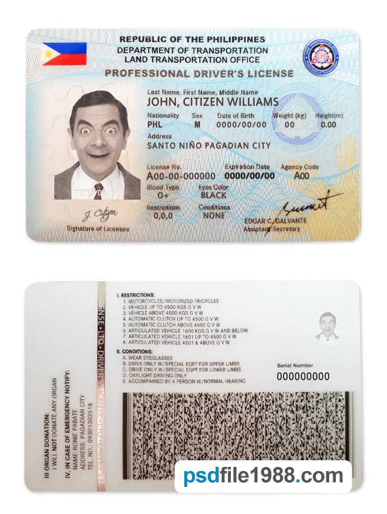 Philippines Driving License